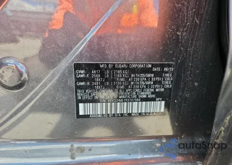 2024 Subaru Crosstrek Limited from USA, damaged, VIN 4S4GUHM61R3707986